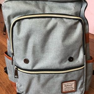 Lightish green backpack